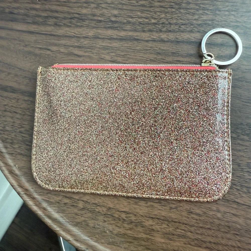 EUC Glittery Pouch Bath and Body Works